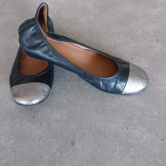 PRICE DROP - TAHARI "Carly" Women's Black ballet flats - Picture 2 of 13